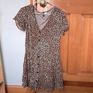 cheetah print dress